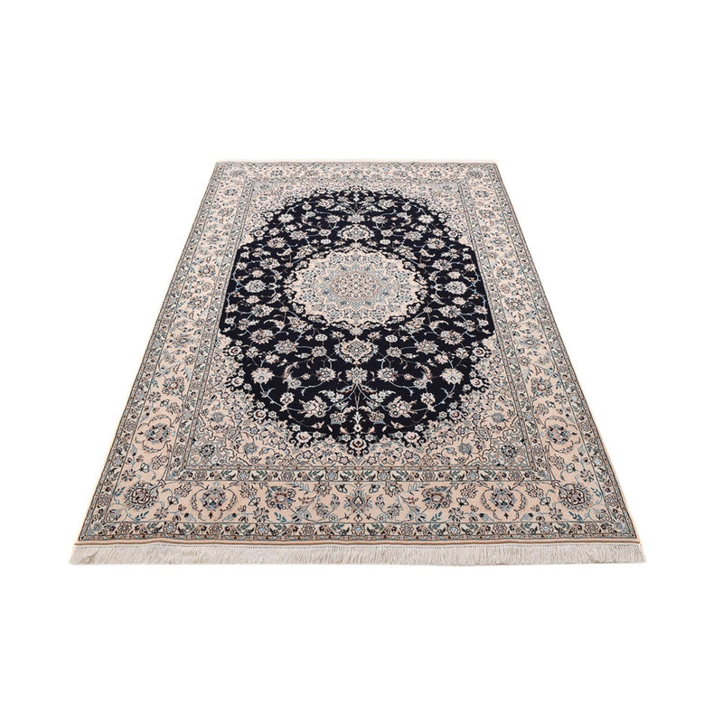 Persisk tæppe - Nain - Premium - 237 x 158 cm - mørkeblå
