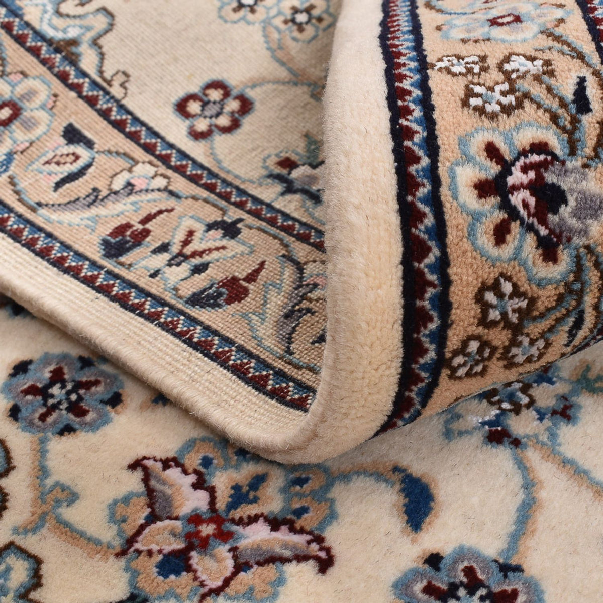 Persisk tæppe - Nain - Royal - 87 x 66 cm - creme