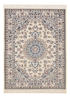 Persisk tæppe - Nain - Royal - 105 x 81 cm - lysegrå