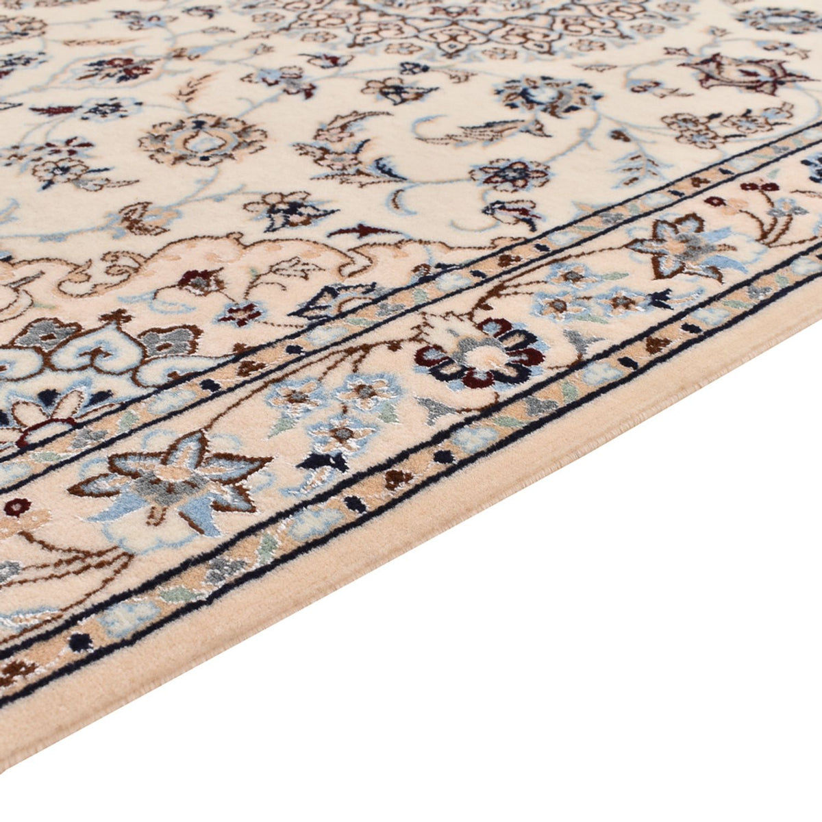 Løber Persisk tæppe - Nain - Premium - 397 x 87 cm - beige
