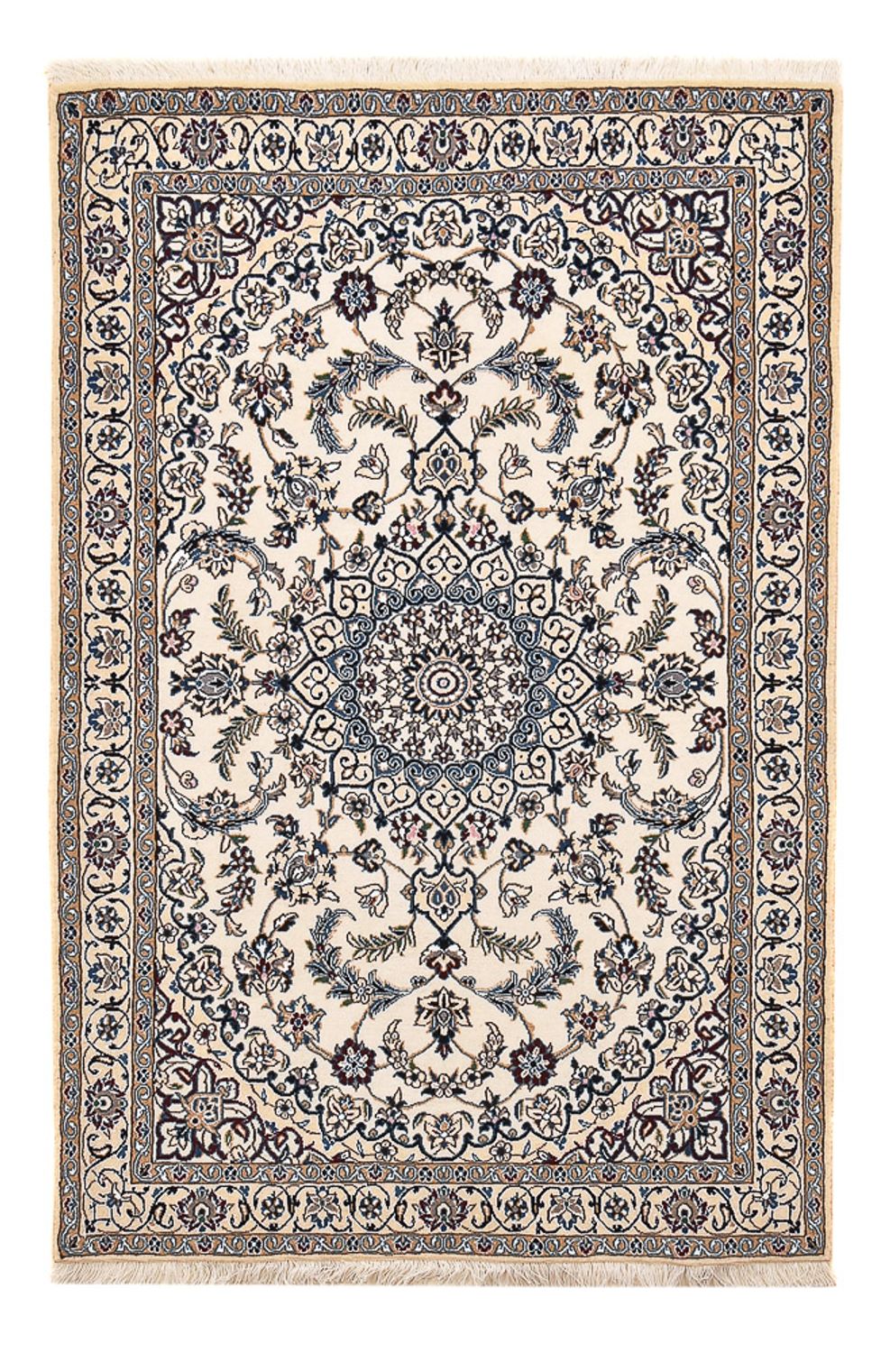 Persisk tæppe - Nain - Royal - 180 x 116 cm - grå