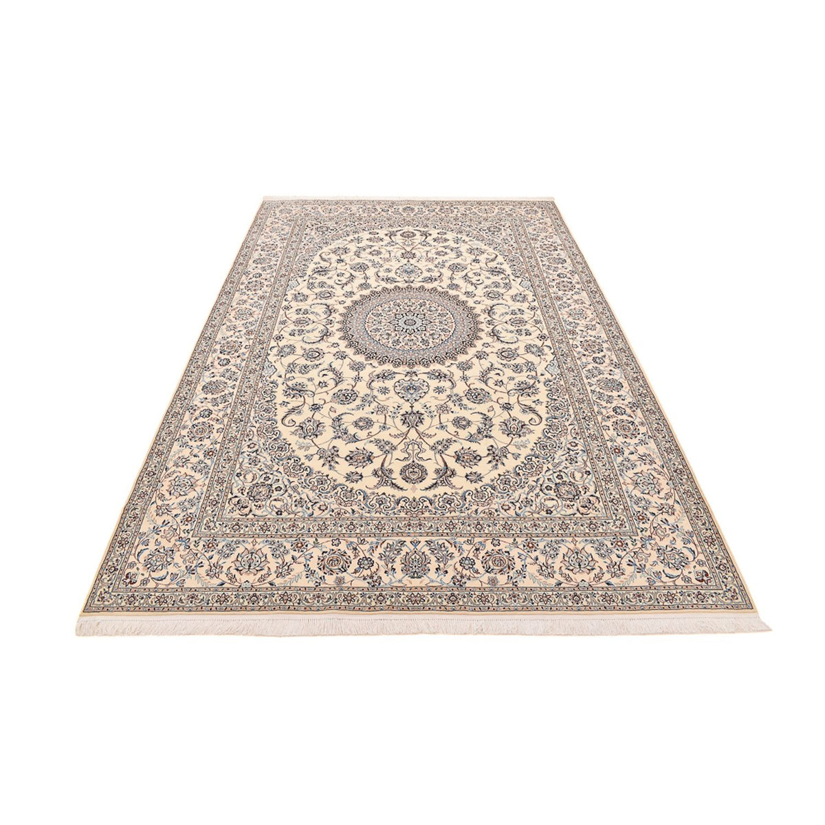 Persisk tæppe - Nain - Premium - 306 x 200 cm - beige