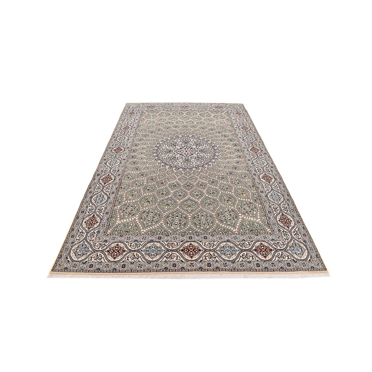 Persisk tæppe - Nain - Royal - 315 x 202 cm - taupe