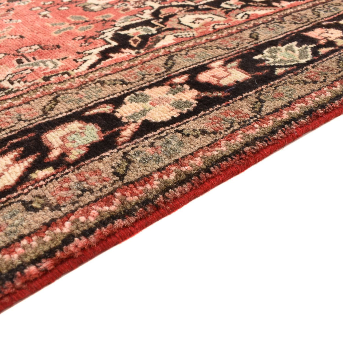 Løber Persisk tæppe - Nomadisk - 433 x 118 cm - lysrød