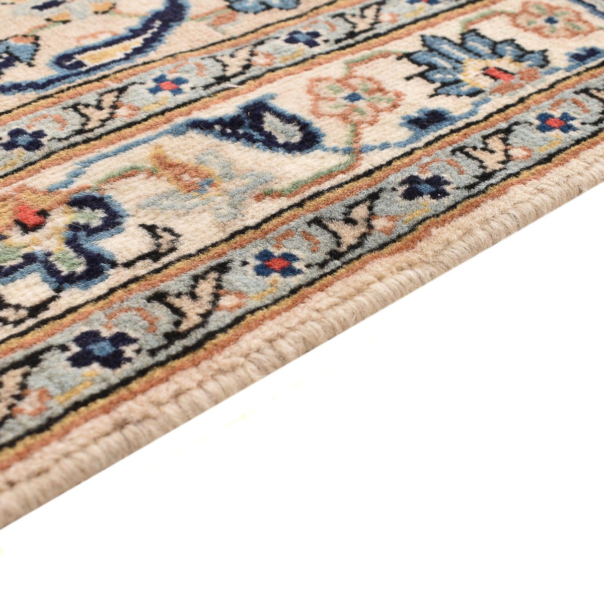 Persisk tæppe - Keshan - 361 x 249 cm - mørk beige