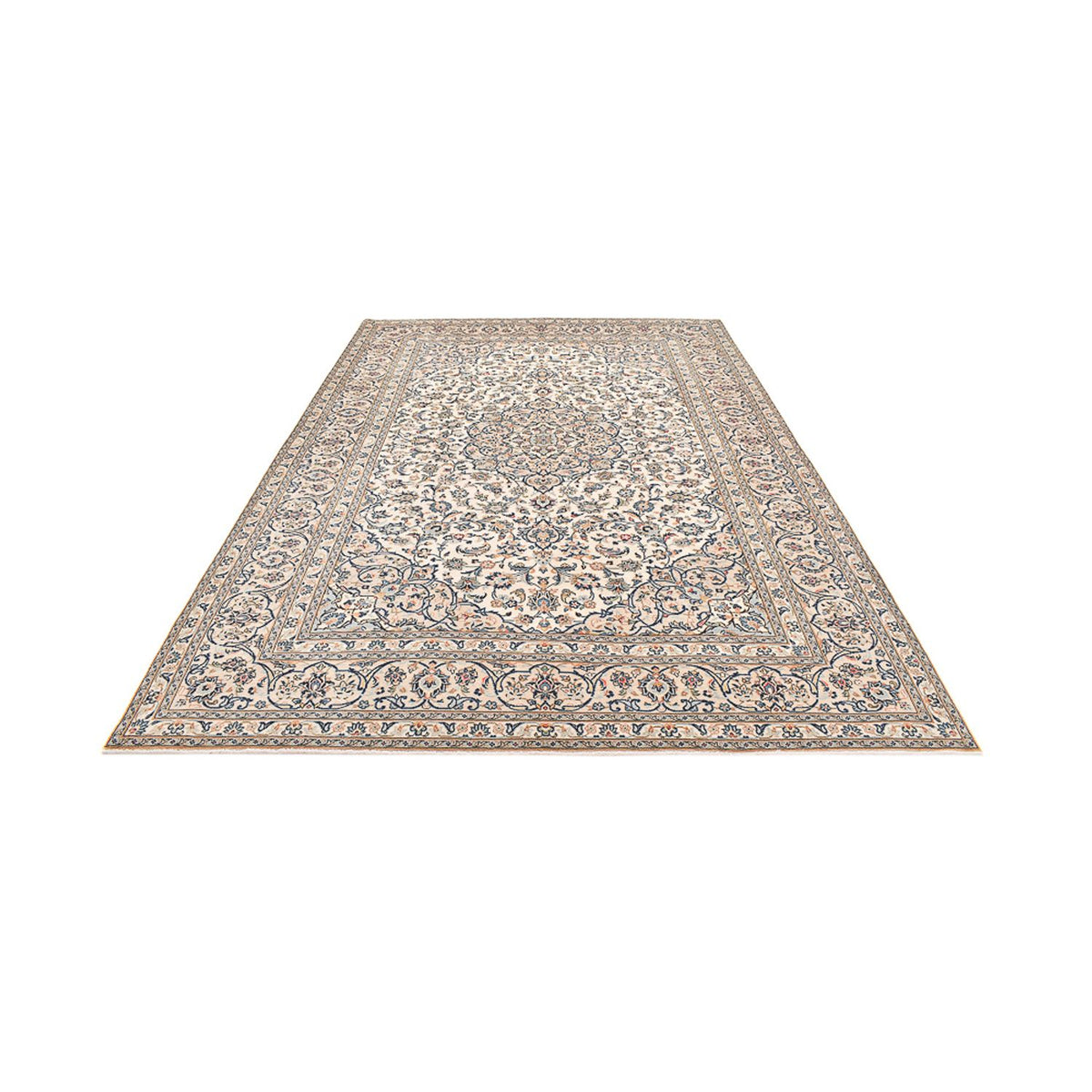 Persisk tæppe - Keshan - 361 x 249 cm - mørk beige