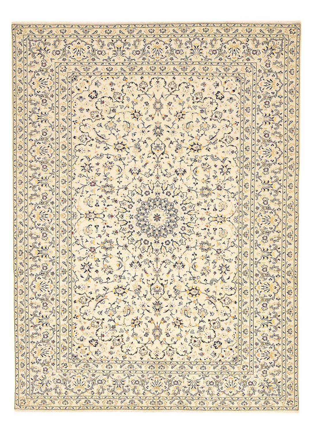 Persisk tæppe - Keshan - 343 x 243 cm - beige