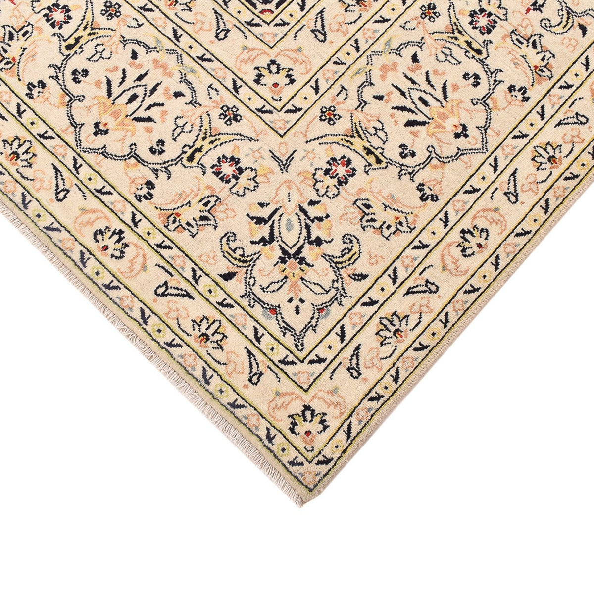 Persisk tæppe - Keshan - 343 x 243 cm - beige