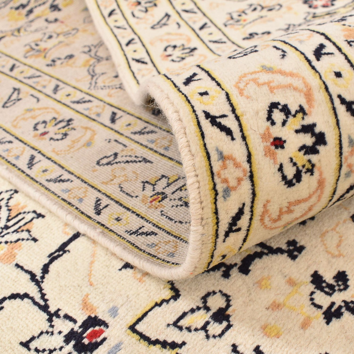 Persisk tæppe - Keshan - 343 x 243 cm - beige