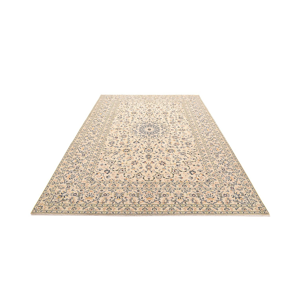Persisk tæppe - Keshan - 343 x 243 cm - beige