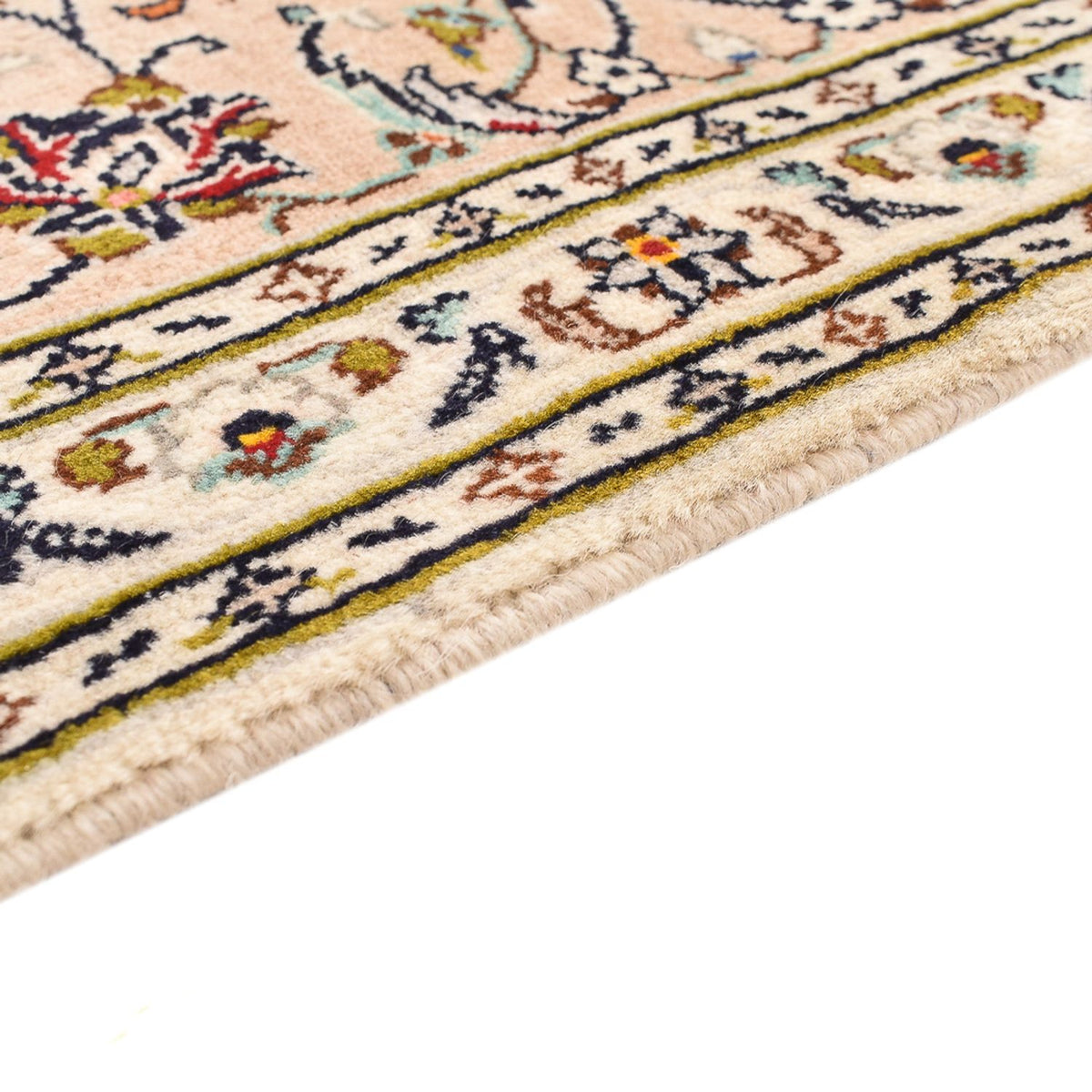 Persisk tæppe - Keshan - 300 x 200 cm - lys beige
