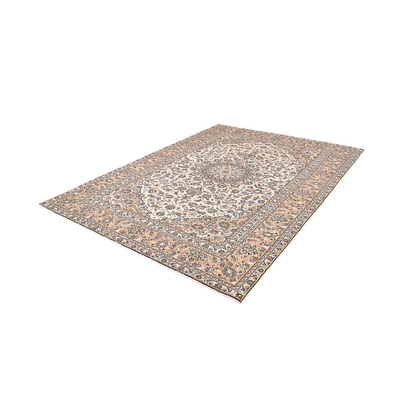 Persisk tæppe - Keshan - 333 x 235 cm - lys beige
