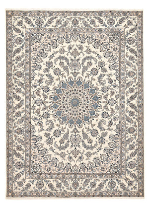 Persisk tæppe - Nain - 342 x 243 cm - lys beige