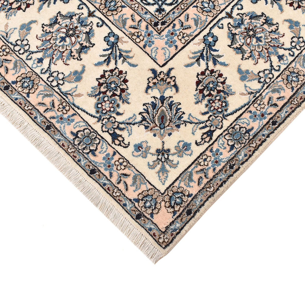 Persisk tæppe - Nain - 342 x 243 cm - lys beige