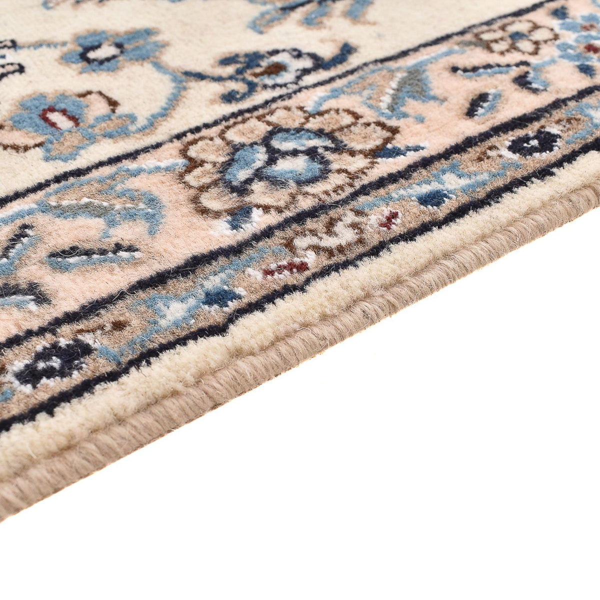 Persisk tæppe - Nain - 347 x 243 cm - lys beige