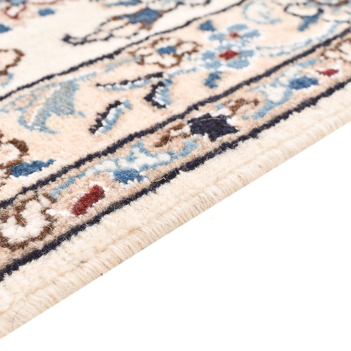 Persisk tæppe - Nain - 343 x 244 cm - lys beige