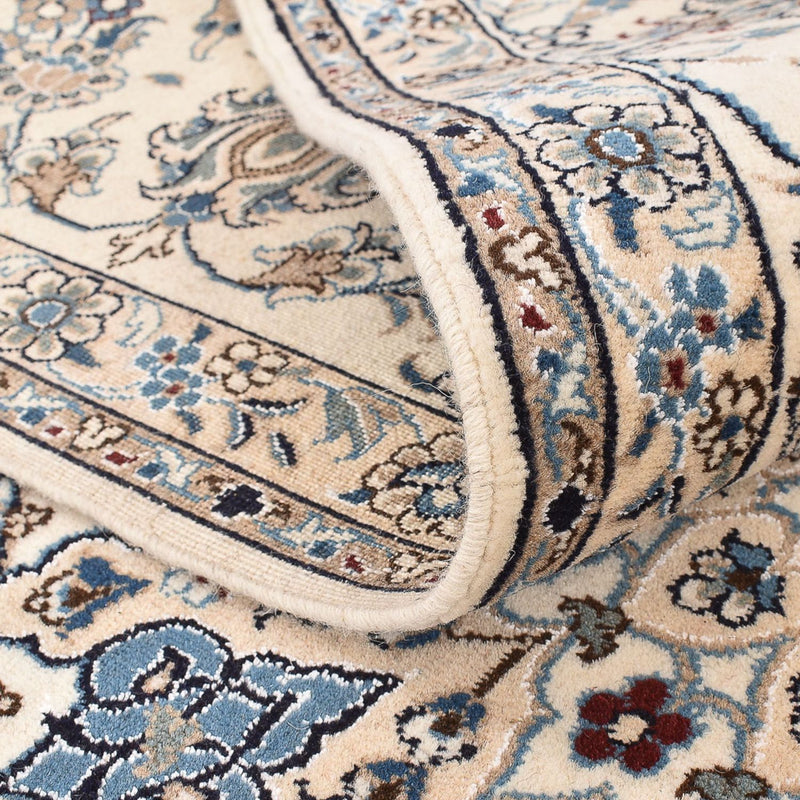 Persisk tæppe - Nain - 343 x 244 cm - lys beige