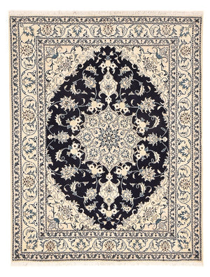 Persisk tæppe - Nain - 200 x 149 cm - mørkeblå