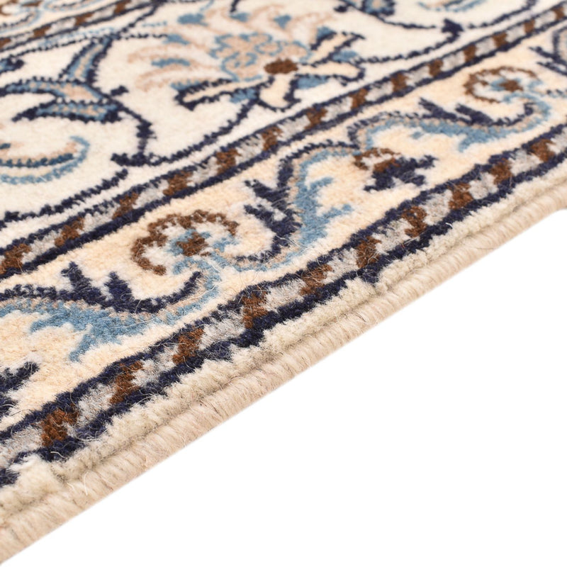 Persisk tæppe - Nain - 198 x 152 cm - lys beige