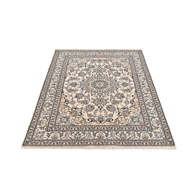 Persisk tæppe - Nain - 198 x 152 cm - lys beige