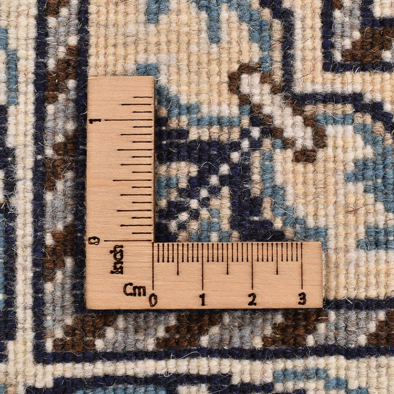 Persisk tæppe - Nain - 198 x 152 cm - lys beige