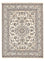 Persisk tæppe - Nain - 197 x 147 cm - lys beige