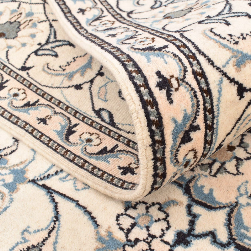 Persisk tæppe - Nain - 237 x 167 cm - lys beige