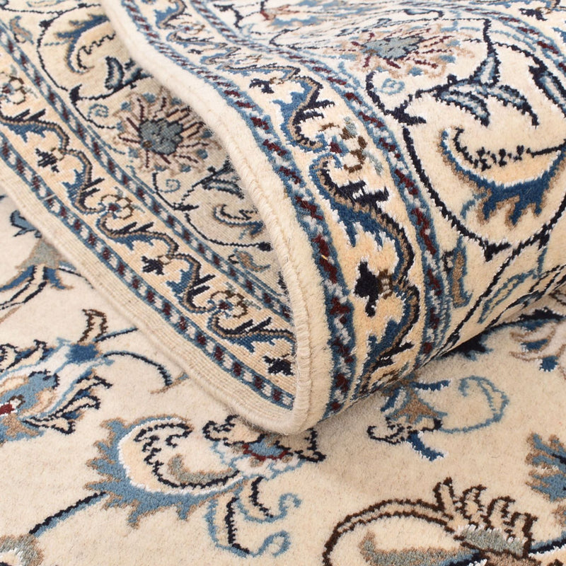 Persisk tæppe - Nain - 237 x 163 cm - lys beige