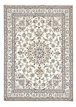 Persisk tæppe - Nain - 241 x 170 cm - lys beige