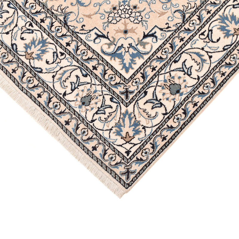 Persisk tæppe - Nain - 240 x 168 cm - lys beige