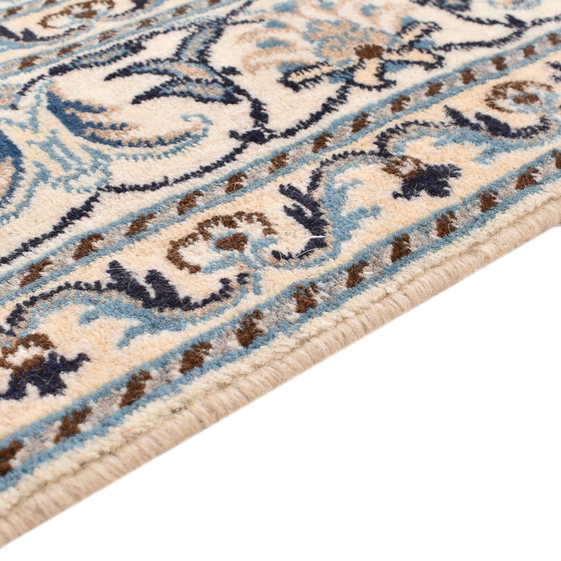 Persisk tæppe - Nain - 193 x 145 cm - lys beige