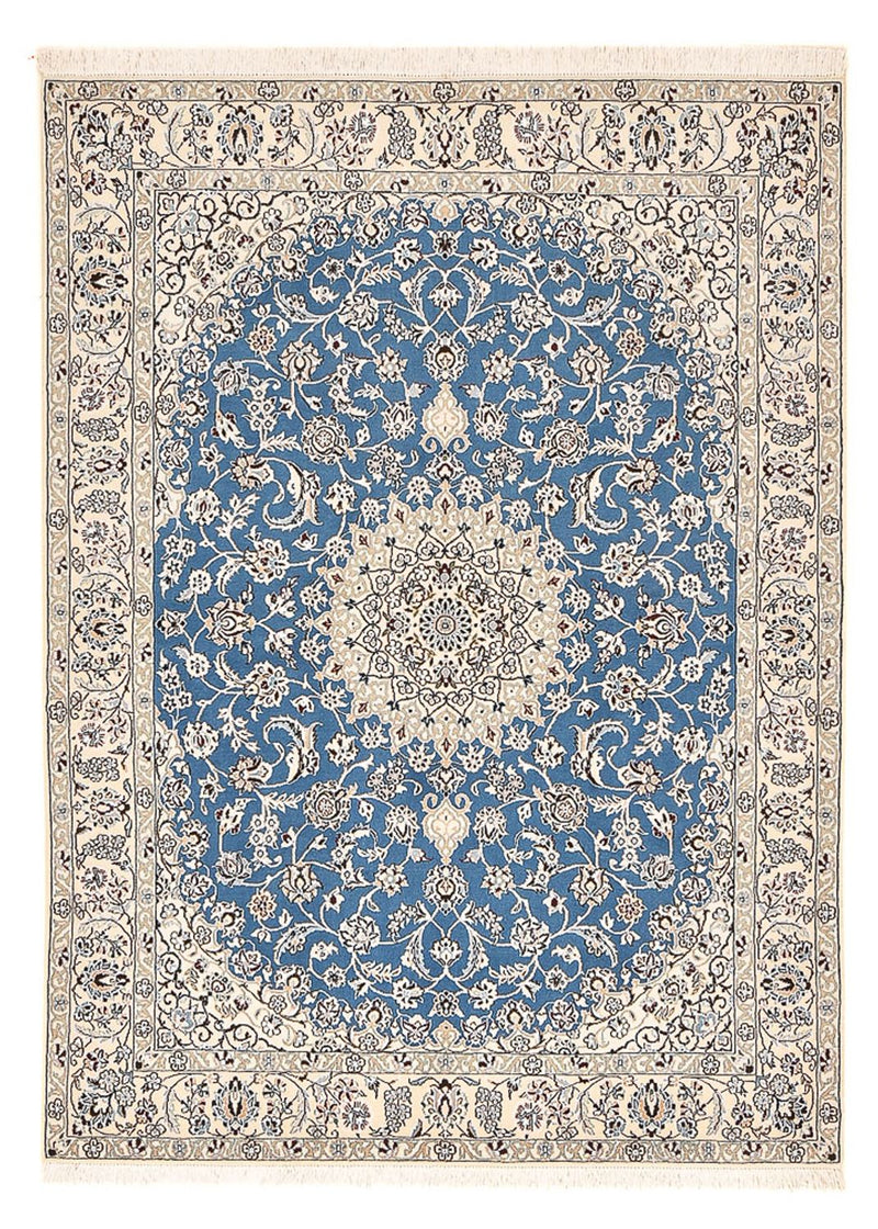 Persisk tæppe - Nain - Royal - 201 x 149 cm - lyseblå
