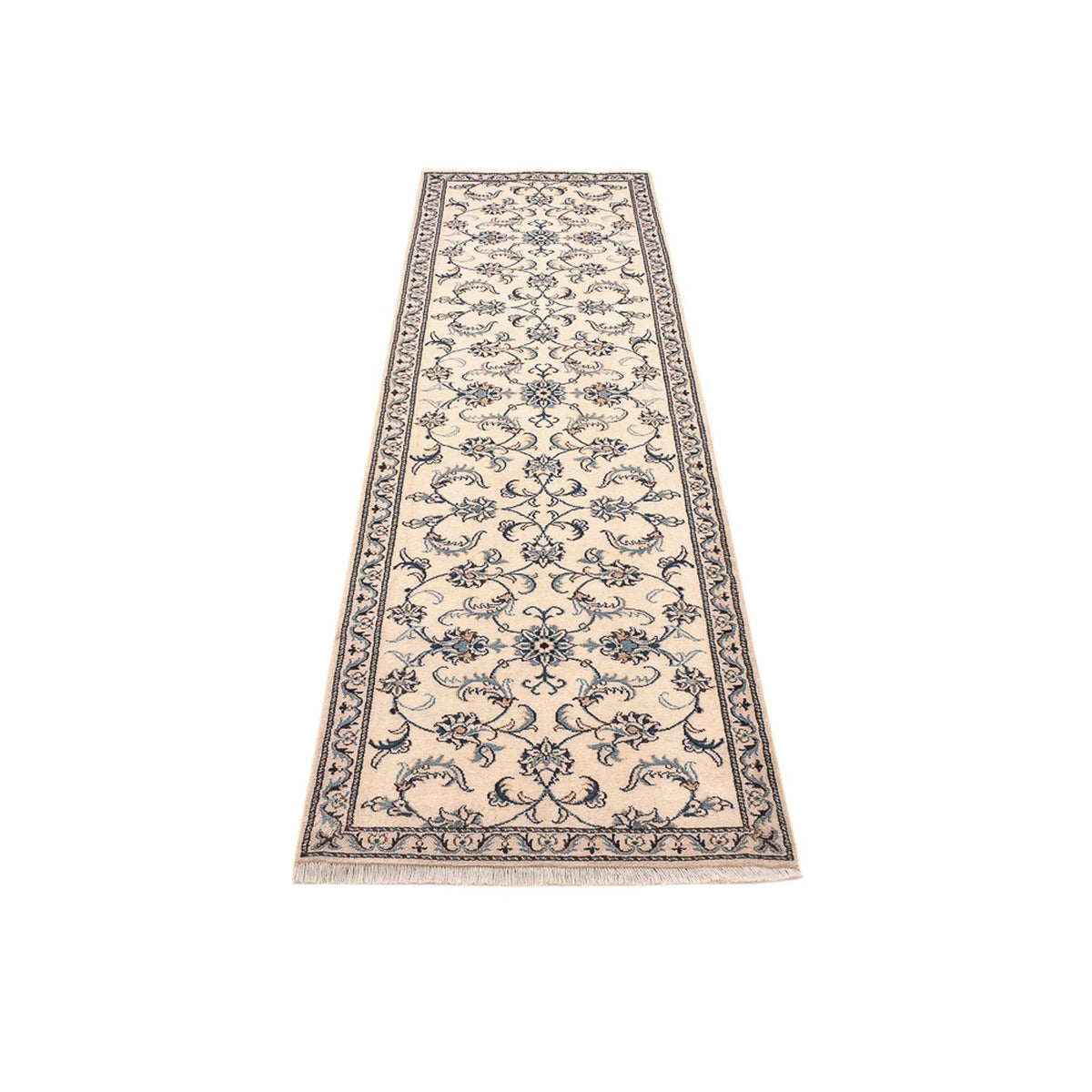 Løber Persisk tæppe - Nain - 286 x 80 cm - beige