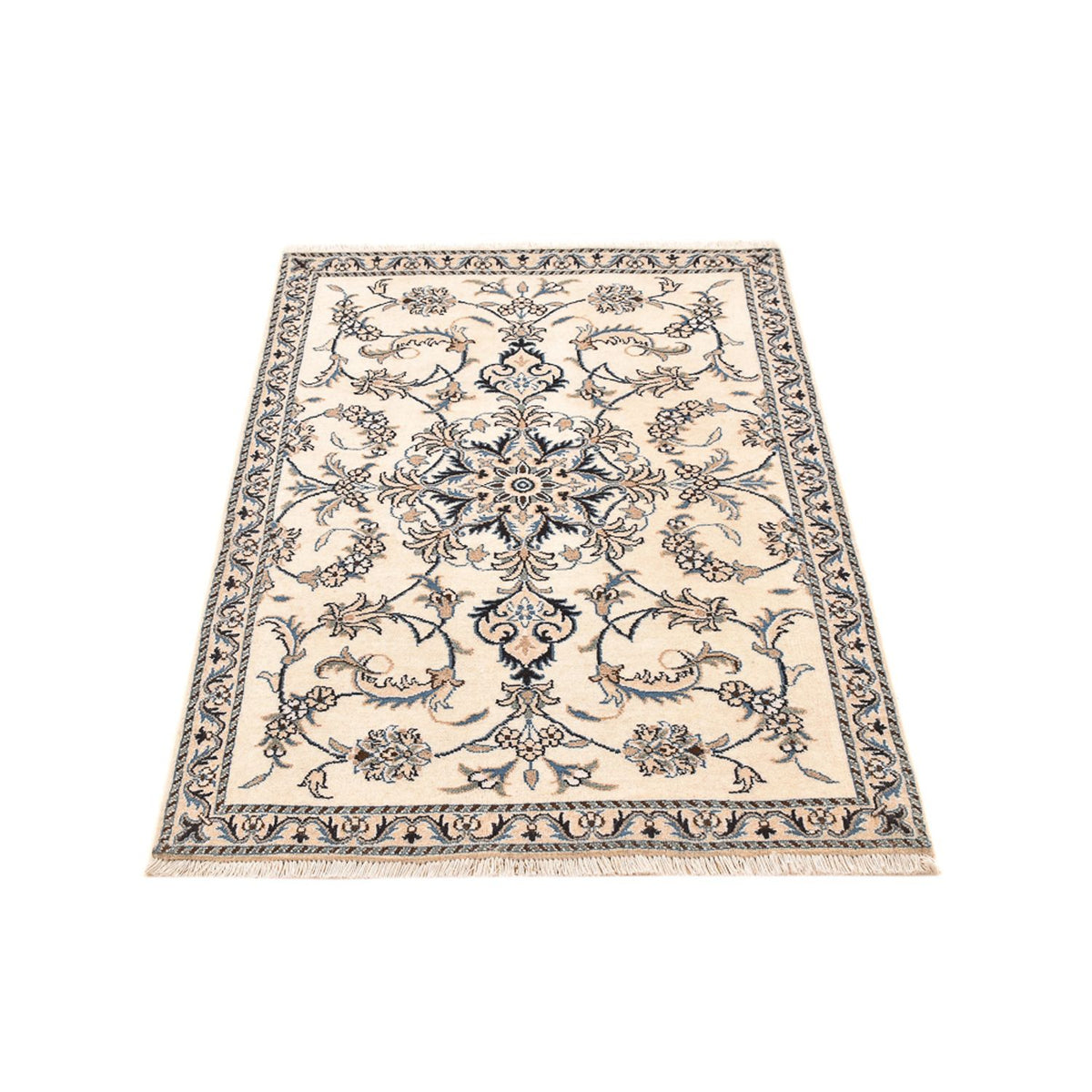 Persisk tæppe - Nain - 137 x 90 cm - beige