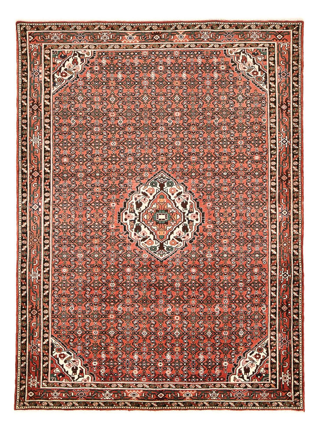 Persisk tæppe - Nomadisk - 300 x 211 cm - lysrød