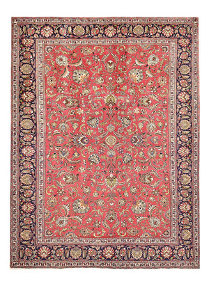 Persisk tæppe - Tabriz - 387 x 278 cm - rød