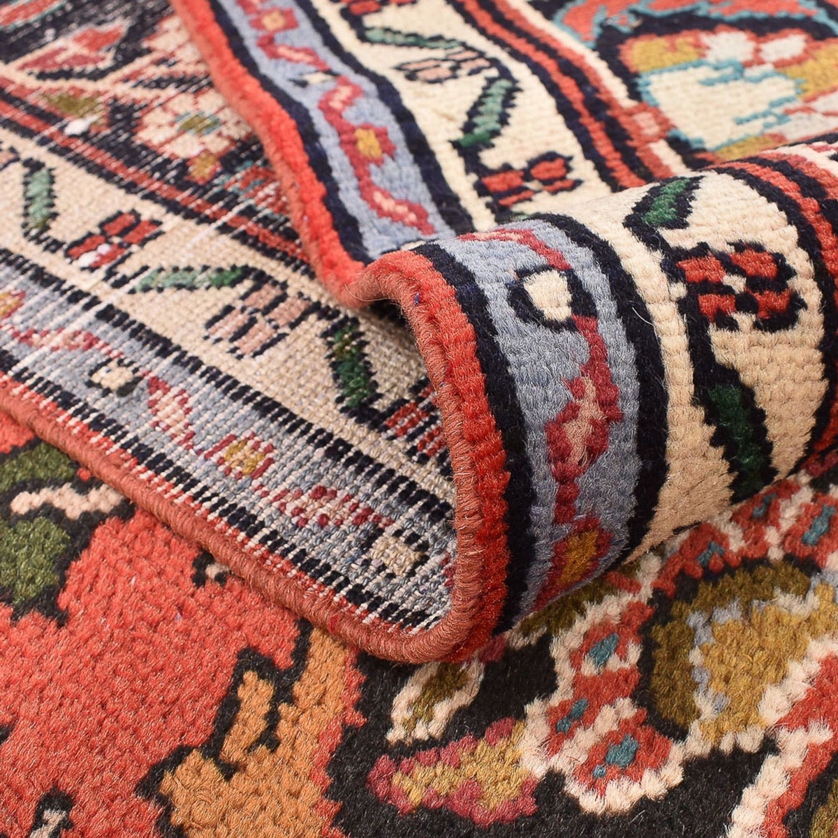 Persisk tæppe - Nomadisk - 314 x 210 cm - lysrød