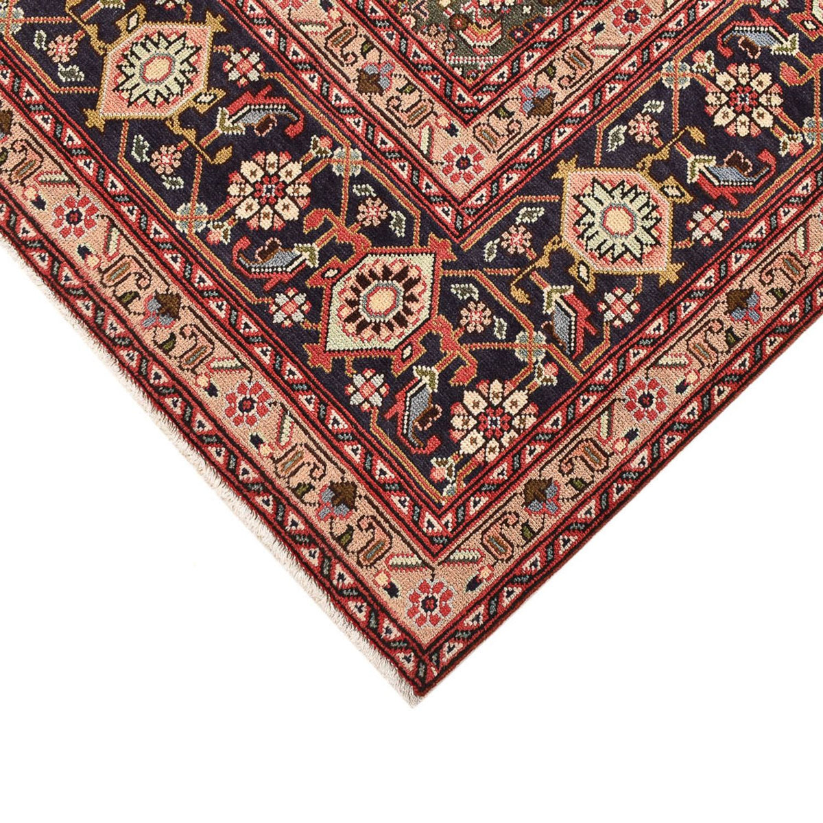 Persisk tæppe - Tabriz - 298 x 195 cm - mørk beige