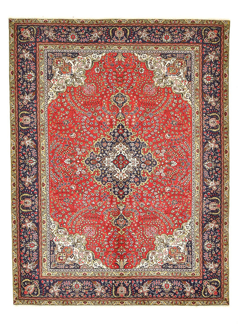 Persisk tæppe - Tabriz - 275 x 190 cm - rød