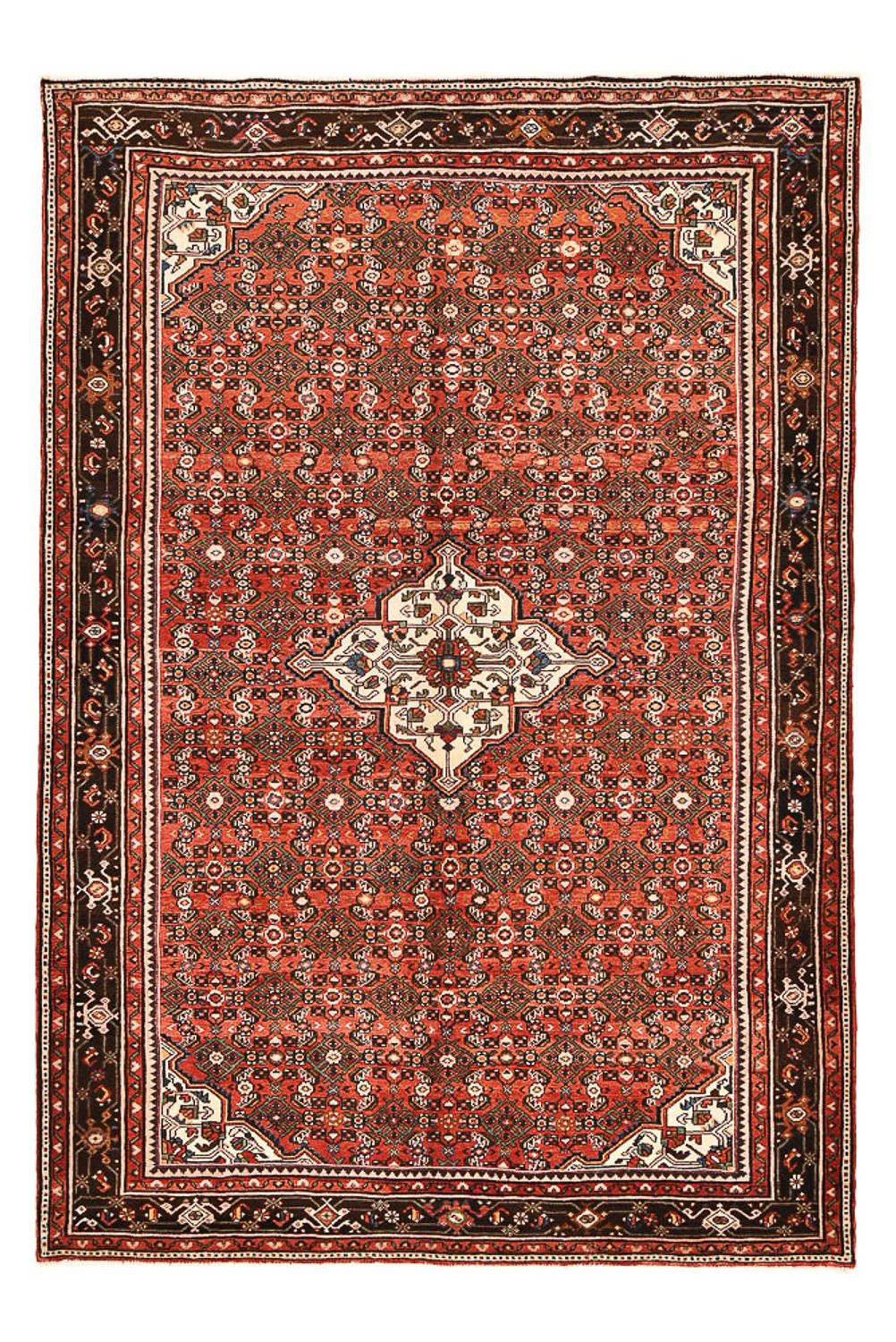 Persisk tæppe - Nomadisk - 312 x 209 cm - terrakotta