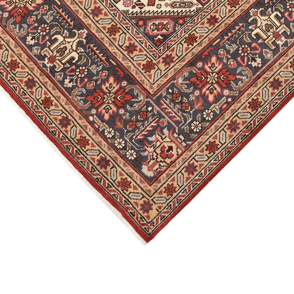 Persisk tæppe - Tabriz - 297 x 202 cm - lysrød