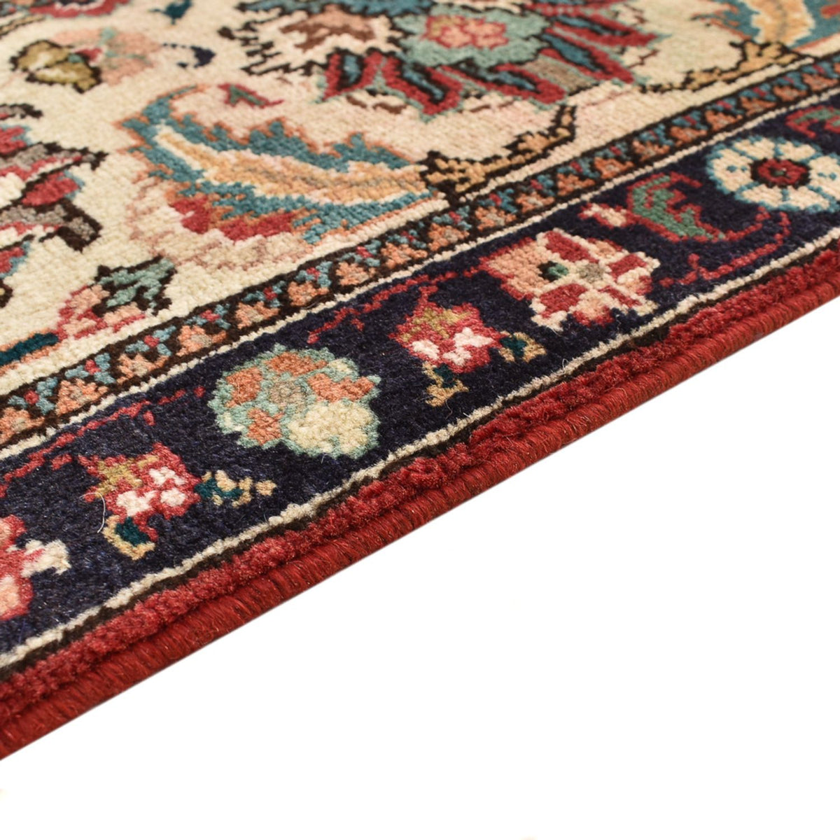 Persisk tæppe - Tabriz - 347 x 246 cm - lysrød