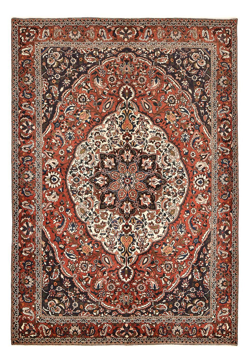 Persisk tæppe - Nomadisk - 313 x 215 cm - bordeaux rød