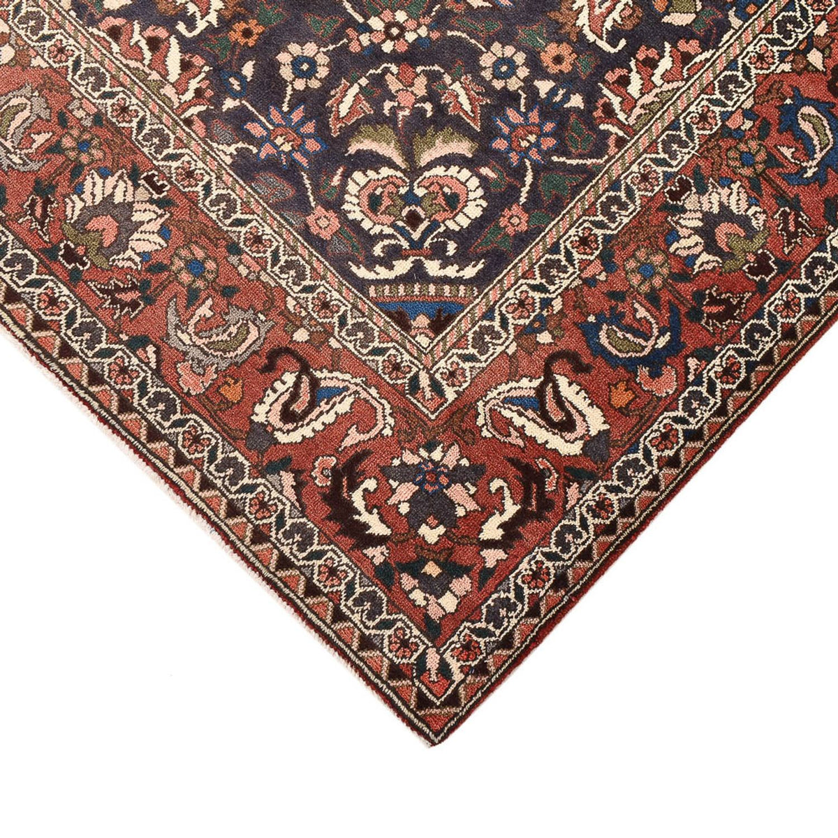 Persisk tæppe - Nomadisk - 313 x 215 cm - bordeaux rød