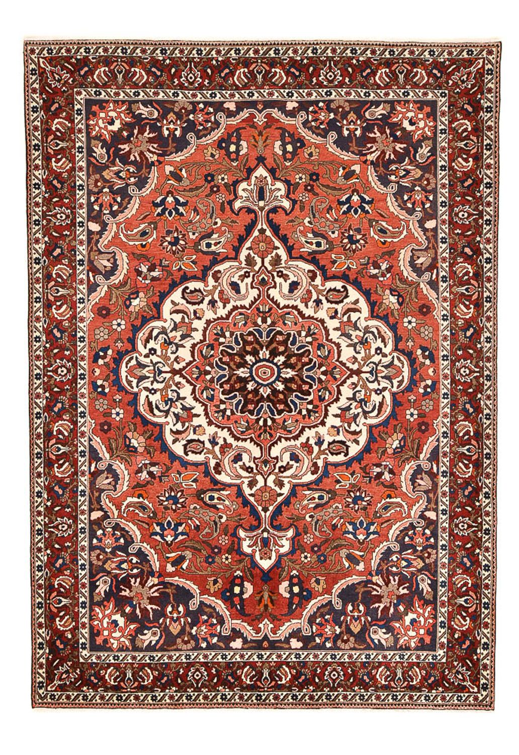 Persisk tæppe - Nomadisk - 310 x 210 cm - terrakotta