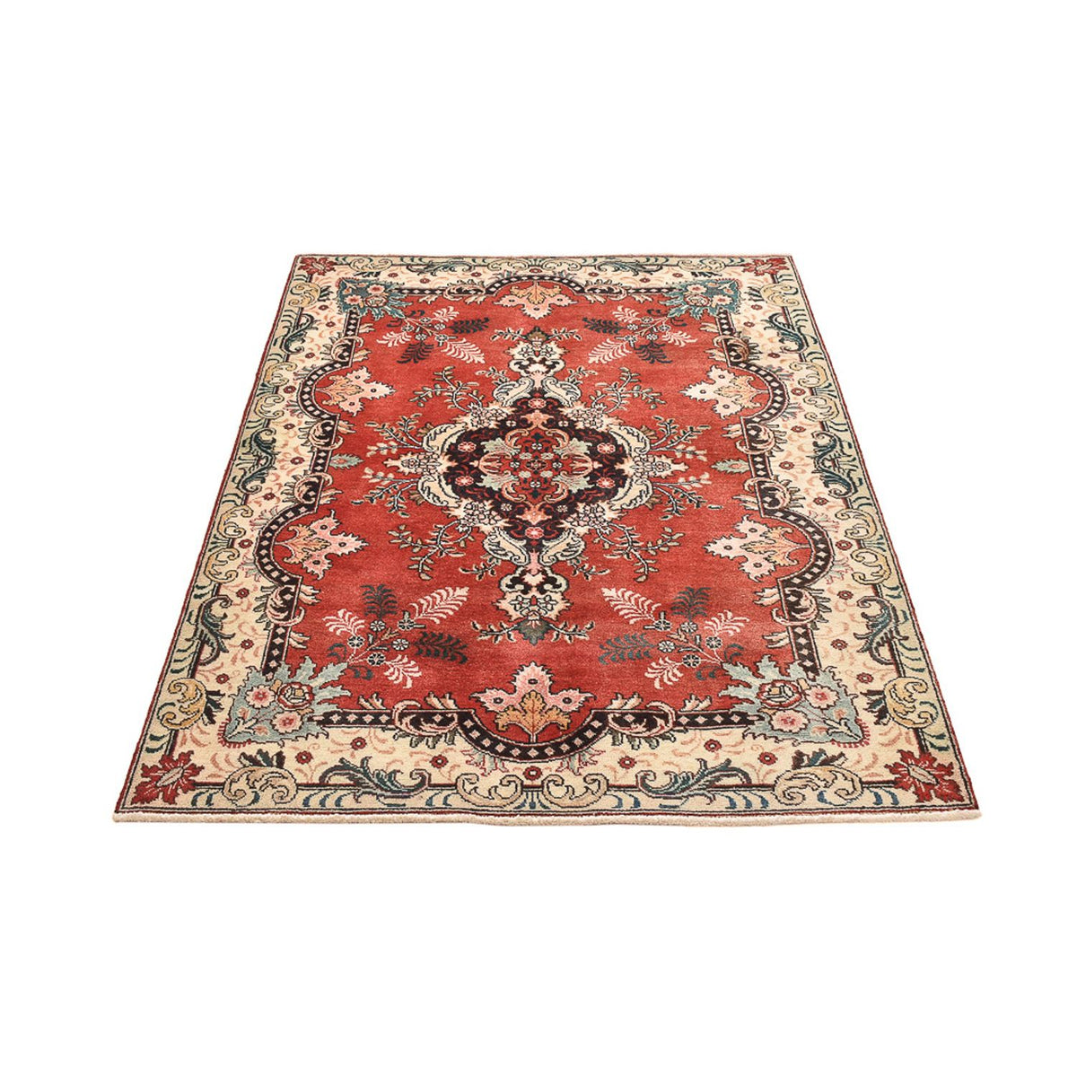 Persisk tæppe - Tabriz - 183 x 134 cm - rød