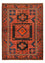 Persisk tæppe - Bijar - 202 x 146 cm - rød