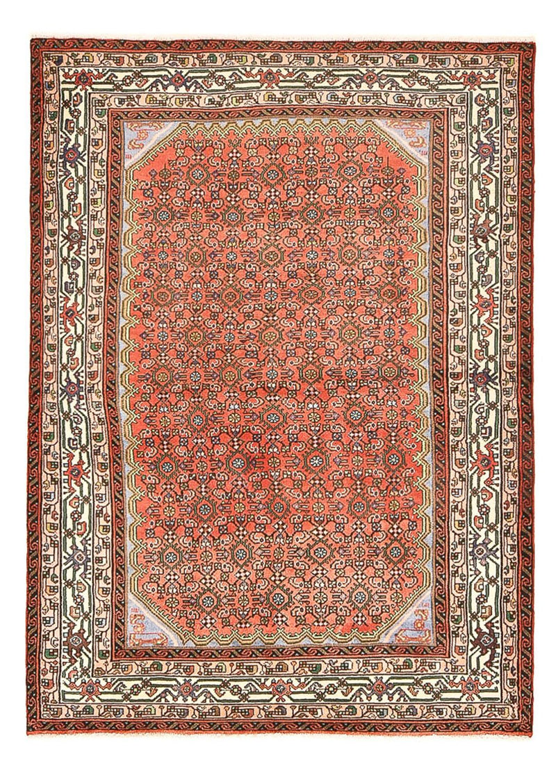 Persisk tæppe - Mir - 196 x 138 cm - lysrød