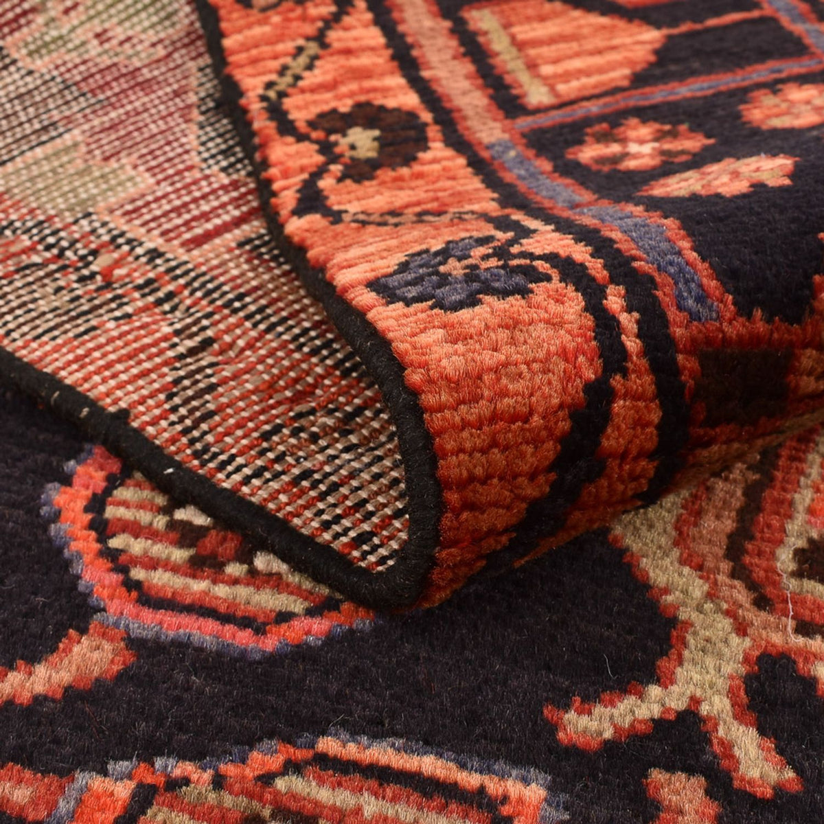 Persisk tæppe - Nomadisk - 222 x 140 cm - lysrød