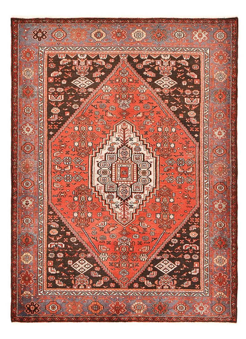 Persisk tæppe - Bijar - 205 x 147 cm - rød